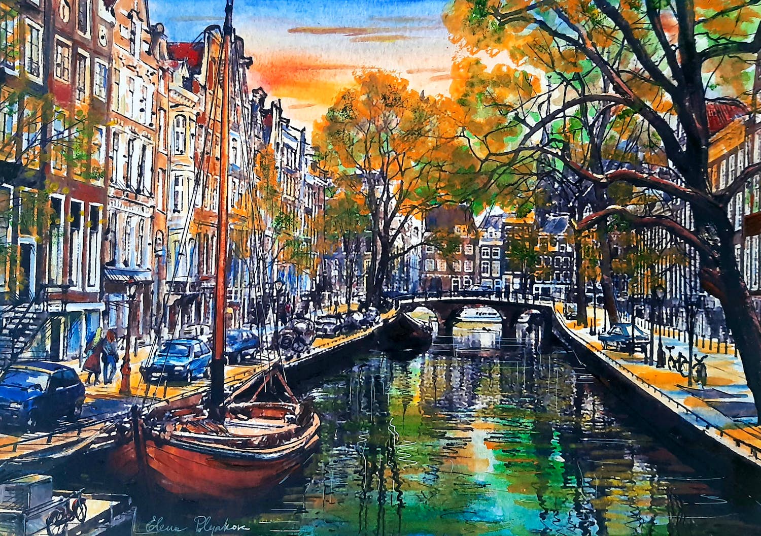 Elva Polyakova - Oktober in Amsterdam verkocht voor € 65!