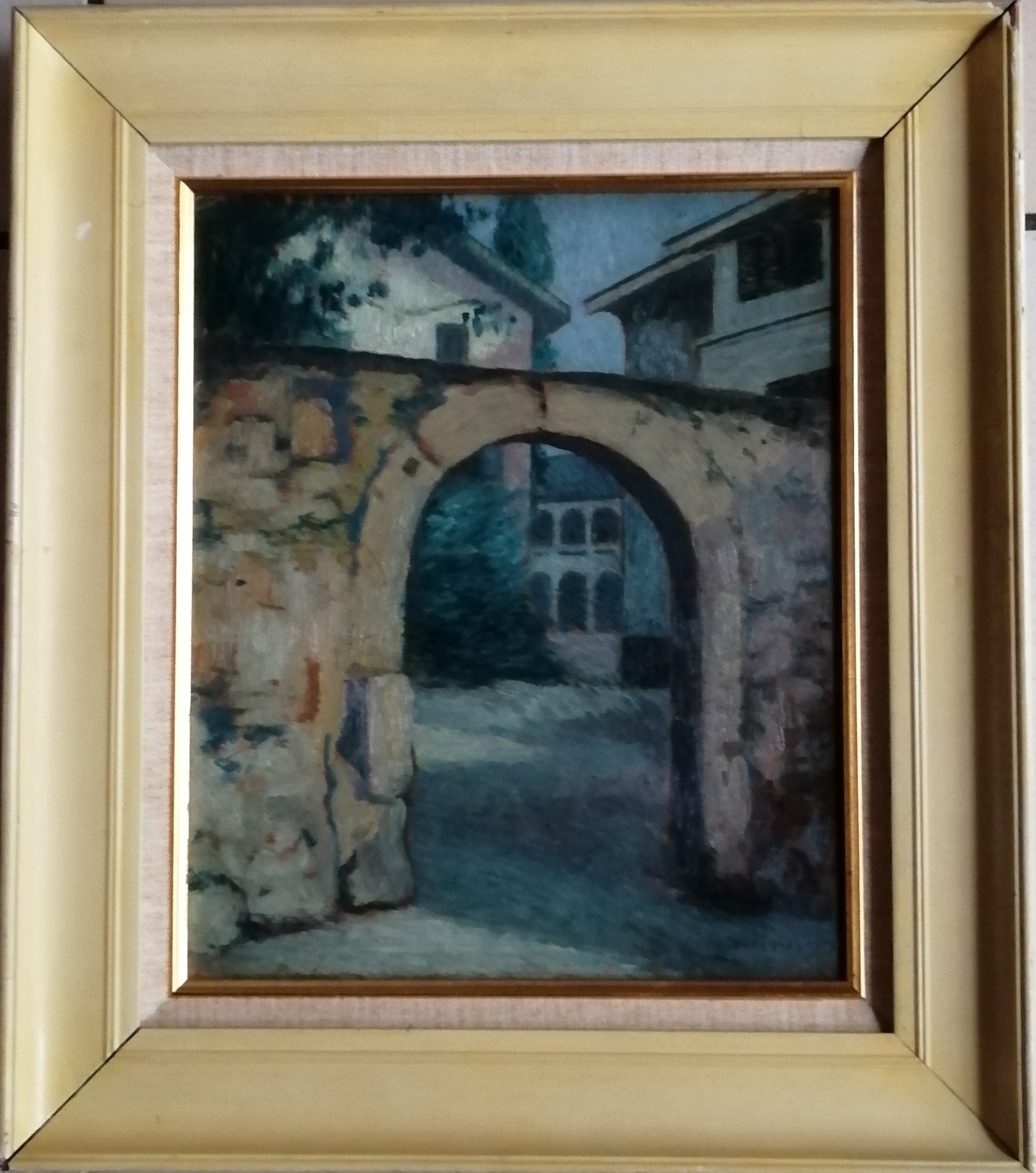 Herman Kuyt - Porte d'entrée du Chateau d'Anelet (Suisse) kopen? Bied vanaf 120!