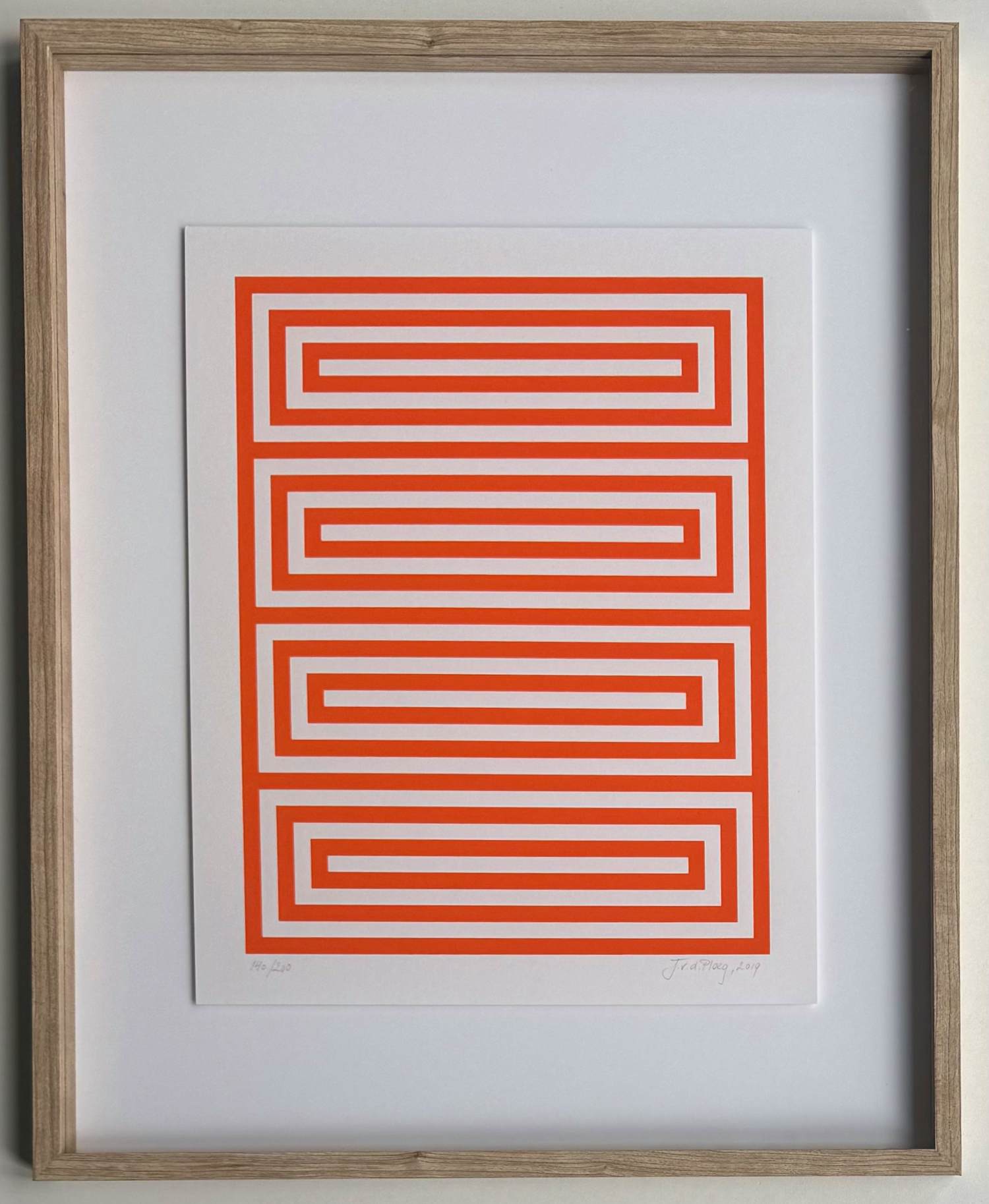 Jan van der Ploeg - handgesigneerde kleurenzeefdruk | 'zonder titel' | 2019 kopen? Bied vanaf 250!