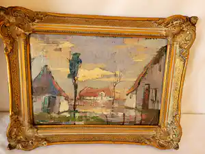 Luc Heirbaut - schilderijtje op doek vendu pour 85€ !