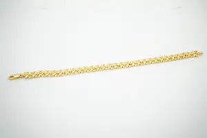 60-  Fraai gefaseerd afgewerkte 20kt goud armband - Arabisch / Slinger motief kopen? Bied vanaf 450!