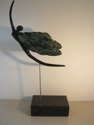 Brons (Onbekend) - Zwaar brons sculptuur van een Engel kopen? Bied vanaf 150!