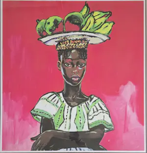 Peter Klashorst - Fruitschaal - ingelijst - groot kopen? Bied vanaf 150!