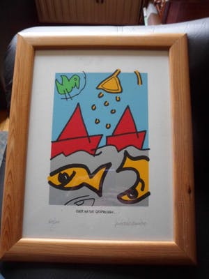 Peter Louman - Zeefdruk, Over water gesproken... kopen? Bied vanaf 25!