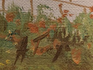 Albert Torringa - Zuid Europees landschap met bergen en meer. kopen? Bied vanaf 40!