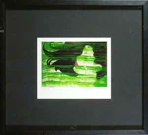 Emilio Kruithof - Zeefdruk, Ophelia - Ingelijst verkocht voor € 1!