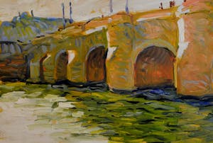 Patrick Marie - Le pont neuf - le soir III kopen? Bied vanaf 1!