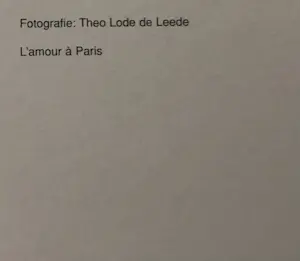 Theo Lode de Leede - Amour a Paris kopen? Bied vanaf 15!
