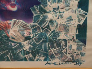 Lieve Prins - Digitale / Copy-art , Geld – ingelijst – 1984 kopen? Bied vanaf 1!