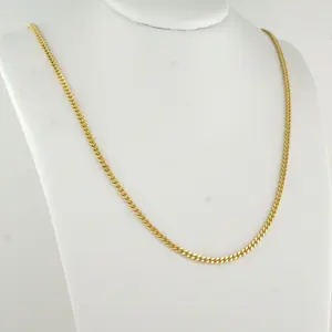 Acheter18k gouden collier – 8.9 gram – 50 cm lang? Enchérissez de 920!