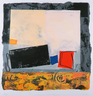 Jos Verwiel - Zeefdruk, Table I - Ingelijst (Groot) kopen? Bied vanaf 50!