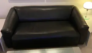 De Sede - DS-47 2,5 zitsbank zwart leer kopen? Bied vanaf 1000!