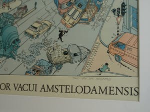 Theo van den Boogaard - Ingelijste prent, Horror Vacuï Amstelodamensis, Sjef van Oekel – 1985 kopen? Bied vanaf 1!