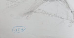 Piet Mulder - Naakt op de bank - Potlood Tekening kopen? Bied vanaf 10!