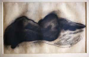 Willem Valk - Liggende figuur. Vrouw. Naakt. verkocht voor € 225!