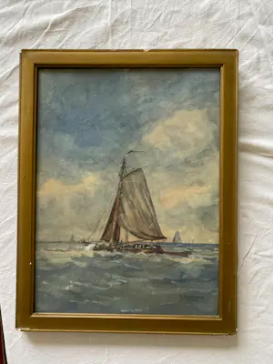 Albert Jan Oudshoorn - Tjalk op zee kopen? Bied vanaf 100!