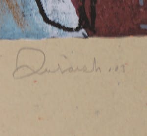 Mohammed Quraish - Zeefdruk, Flying IV (Groot) kopen? Bied vanaf 35!