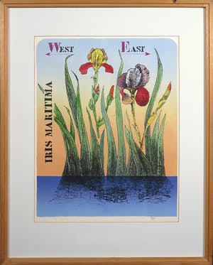 Niet of onleesbaar gesigneerd - Litho. Zonder titel - Ingelijst kopen? Bied vanaf 10!