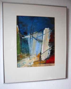 Jan van Hoof - Gemengde techniek, Z.T verkocht voor € 100!