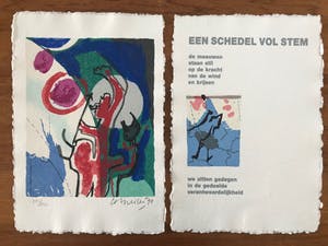 Corneille - Zeefdruk - 1991 - 221/250 - Niet ingelijst kopen? Bied vanaf 125!