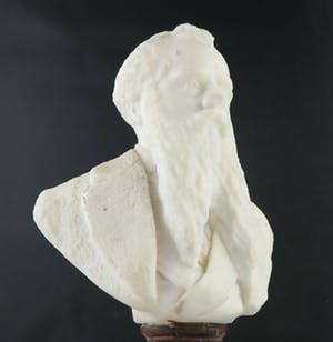 Niet of onleesbaar gesigneerd - Marmer, Buste man met baard kopen? Bied vanaf 1!