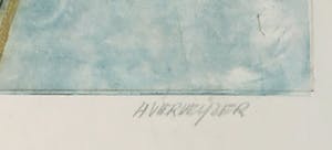 Henk Vierveijzer - Kleurenets en aquatint, Meisje kopen? Bied vanaf 1!