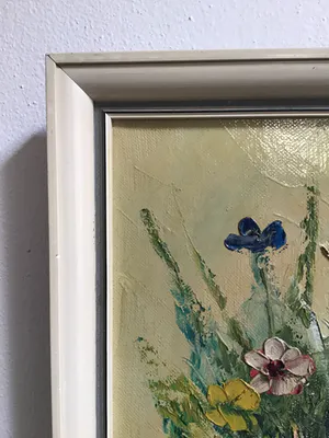 Niet of onleesbaar gesigneerd - Pot met bloemen. kopen? Bied vanaf 1!
