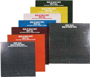 Sol LeWitt - Gesigneerde LP-hoes, Philip Glass album: Music in Twelve Parts (compleet in box) verkocht voor € 1!