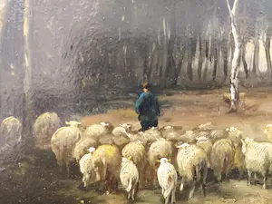 Adriaan Marinus Geijp - Schaapsherder met kudde kopen? Bied vanaf 75!