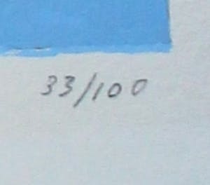 Harrie Gerritz - zeefdruk: Aarzelende herfst - 1989 kopen? Bied vanaf 45!