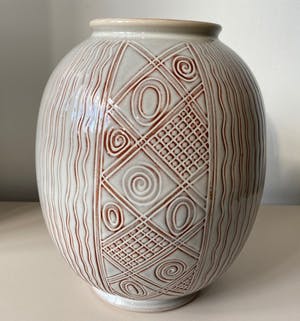 Wim Visser - XL vaas model V7 uitvoering Sphinx kopen? Bied vanaf 1!