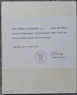 Lucio del Pezzo - Compositie kopen? Bied vanaf 1!