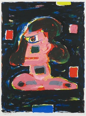 Alphons Freijmuth - Zeefdruk, Marion - Ingelijst kopen? Bied vanaf 50!