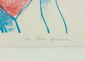 Jan Peter van Opheusden - Litho, Waterdraagster - Ingelijst kaufen? Bieten Sie von 40!