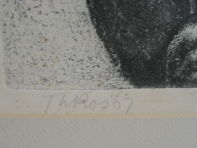 Theo Ros - "Travesti 1967" Uitgesproken werk van Amsterdamse Graficus kopen? Bied vanaf 1!