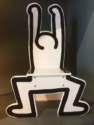 Keith Haring - Childrens Chair / Decorational Object White by Vilac kopen? Bied vanaf 135!