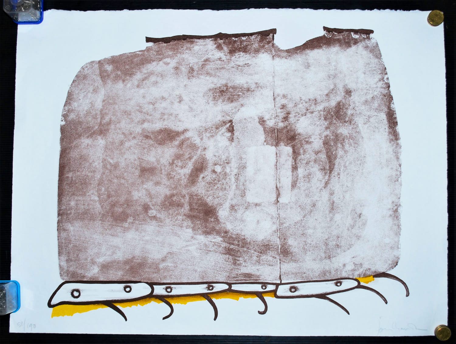 Jon Marten - Litho - oplage 190 verkocht voor € 25!