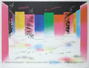 James Rosenquist - Zeefdruk, Horizon Home sweet home - Ingelijst (Groot) kopen? Bied vanaf 1!