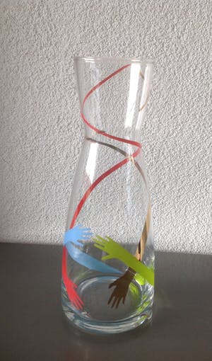 Corry Ammerlaan - Twee wijnglazen en een karaf kopen? Bied vanaf 9!