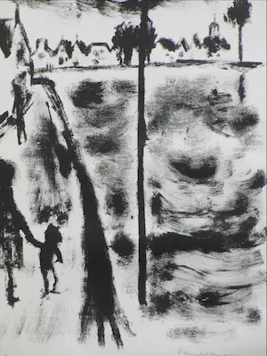 Flip van der Burgt - Storm Burgerdam - Ets kopen? Bied vanaf 40!