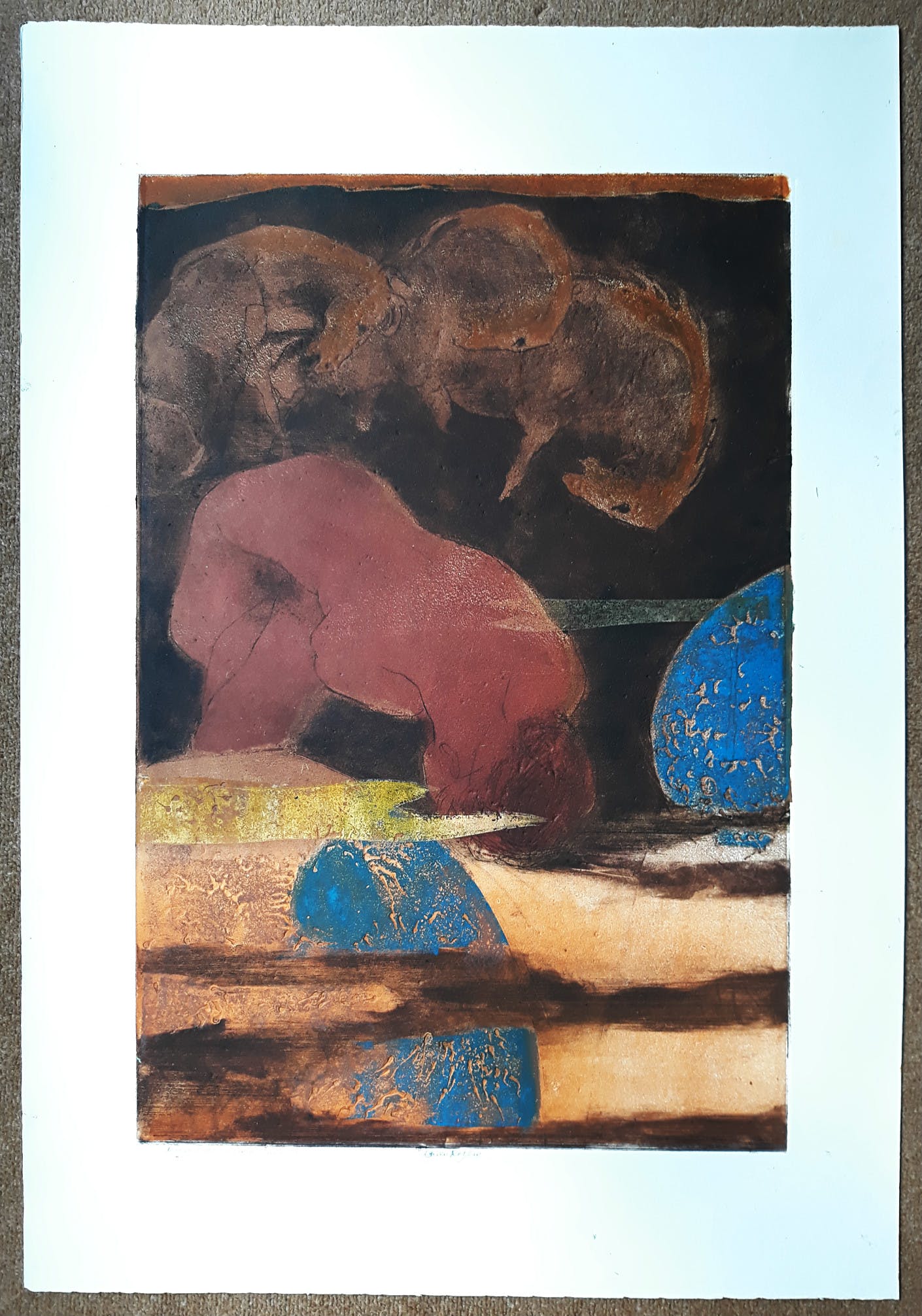 Ru van Rossem - Romance de la luna, aquatint ets met reliëfdruk (1e druk, groot) kopen? Bied vanaf 1!