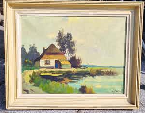 Gerardus Johannes Delfgaauw - Boerenlandschap verkocht voor € 35!