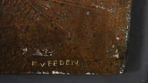Frits van Eeden - Olieverf op paneel, Compositie nr 3 - Ingelijst kopen? Bied vanaf 1!
