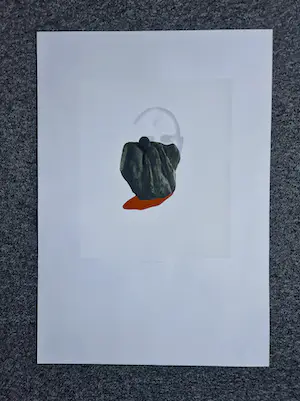 Sigurdur Gudmundsson - Grote Artist Proof (oplage slechts 12 ex) Lithografie "genetic Poem" potloodges. kopen? Bied vanaf 85!