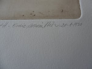 Enric Adsera Riba - Ets. Zelfportret van Enric Adsera Riba kopen? Bied vanaf 25!