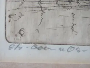 Coen van Os - twee etsen kopen? Bied vanaf 50!