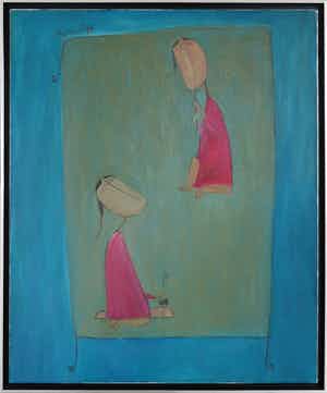 Nguyen Quang Minh - Olieverf op doek, Instants of nights - Ingelijst verkocht voor € 1!