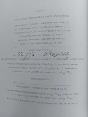 Corneille - 13 gesigneerde zeefdrukken in uitgave 'Salomé' kopen? Bied vanaf 2000!