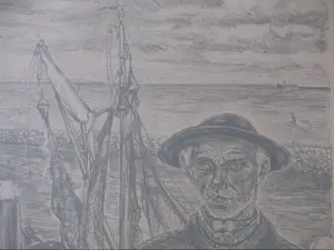 Otto Hanrath - Arnemuider Visser - Litho kopen? Bied vanaf 80!
