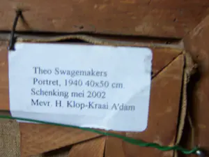 Theo Swagemakers - Portret van een elegante dame. kopen? Bied vanaf 130!